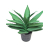 Kwiat w doniczce Aloes 28cm